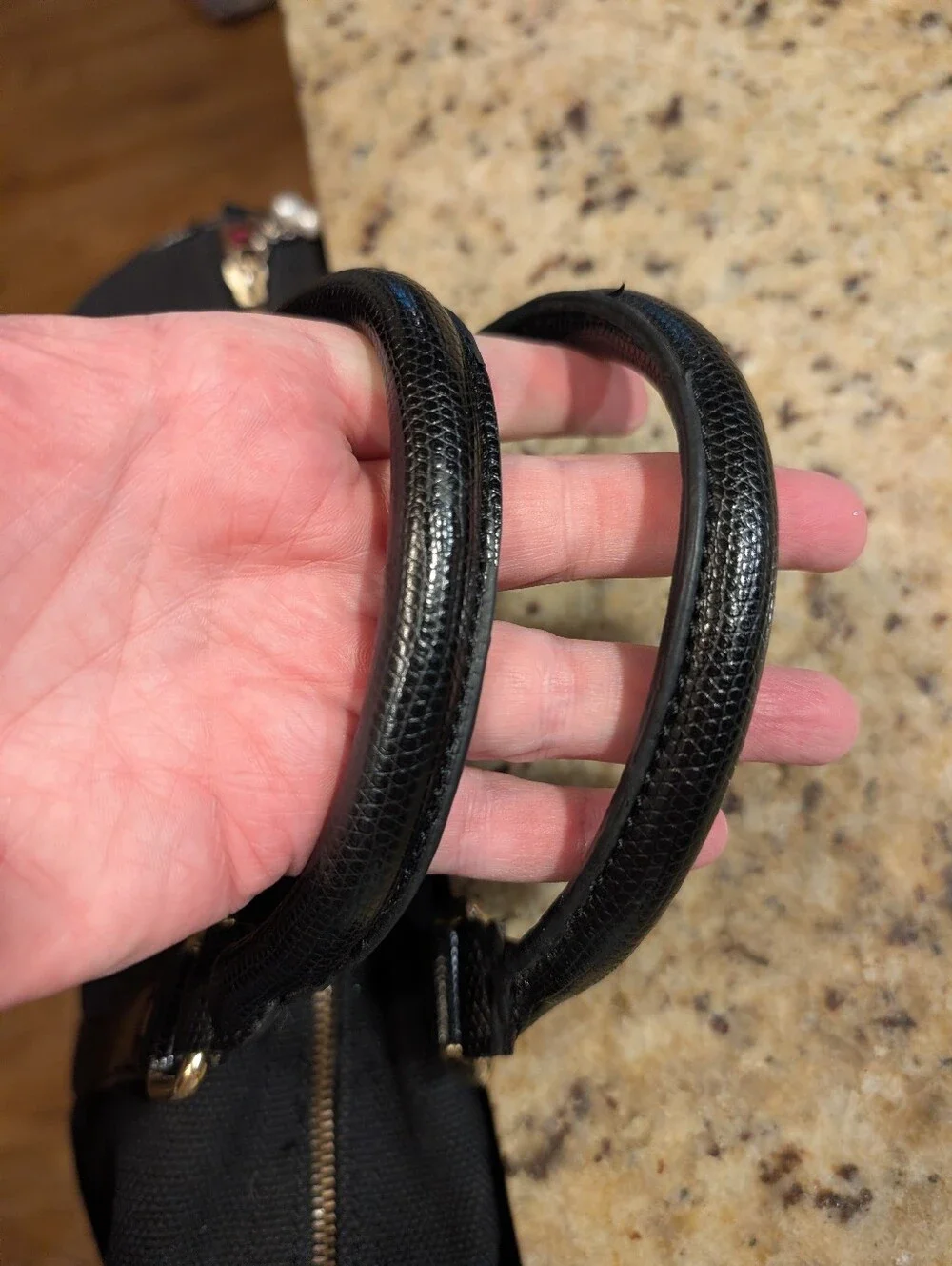 Victoria's Secret Black Handbag Overnight Bag